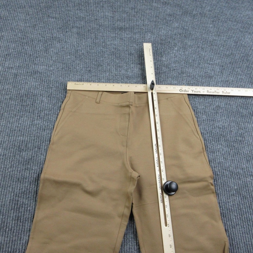 Quince Pants Womens Petite L Roasted Pecan Ponte Bootcut Stretch 31x28.5* NWT - Picture 5 of 16